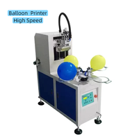Imprimante d'écran de Logo de ballon à grande vitesse Semi automatique pour l'impression de décoration de fête de Promotion d'événement de ballons en latex et en feuille