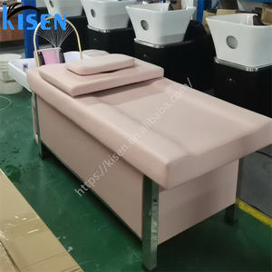 Moderne Hoge Kwaliteit Shampoo Bed Met Warm En Koud <span class=keywords><strong>Water</strong></span>, Verstelbare Temperatuur Shampoo Stoel Voor Schoonheidssalon - Product Image 4