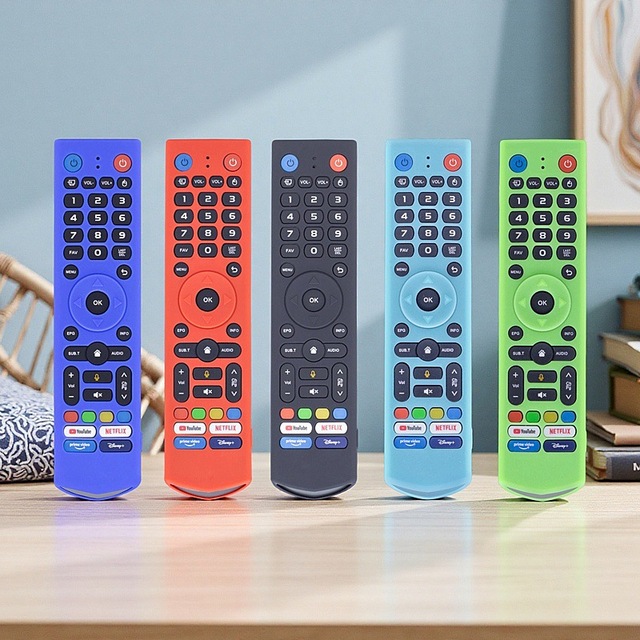 New Model Suitable for North America VSeeBox V3 V5 V7 Pro Android Remote Control Silicone Protective Cover Thickened Night Light