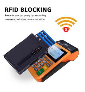 Portafoglio da <span class=keywords><strong>uomo</strong></span> custodia automatica per carta di credito Ultra-sottile antifurto Rfid <span class=keywords><strong>porta</strong></span> <span class=keywords><strong>carte</strong></span> in metallo - Product Image 3