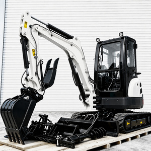 Mini-excavatrice agricole de 1 tonne, 2 tonnes, 3,5 tonnes avec moteur Kubota, norme EPA EURO 5, excavatrice sur chenilles de petite taille à vendre - Product Image 3