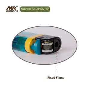 Briquet à gaz MK en plastique, briquet à double arc, briquet rechargeable, briquet à gaz butane pour cigarettes - Product Image 3