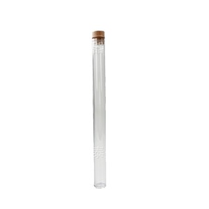 Seeking Excellence - Tubos de ensayo con tapones de corcho, vasos transparentes y rígidos para muestras, tubos de embalaje, 5 unidades, soporte de madera - Product Image 5