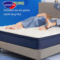 Hybrid Queen Roll-up King Double Hotelmatratze mit Boxspring Memory Foam Taschenfederkernmatratze