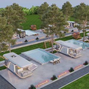 บ้านแคปซูลสำเร็จรูปแบบกว้างสองชั้นกันน้ำได้สำหรับบ้านเคลื่อนที่ - Product Image 3