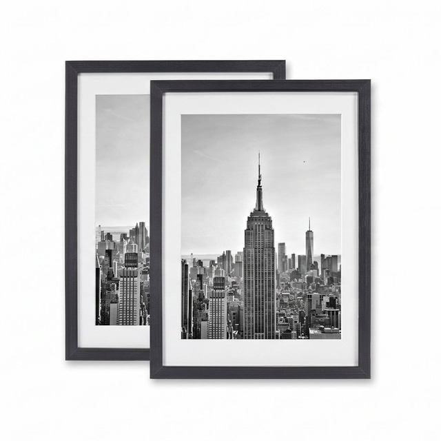 Wholesale Custom MDF Wooden Picture Photo Frame 4x6 5x7 8x10 A4 A3 Tabletop Desktop Frame Eco-Friendly Black White