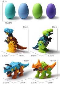 Hot Sale for Kid Toys <strong>Boys</strong> Gifts Dinosaurs Egg Robot DIY Assemble Dinosaur <strong>Model</strong> Toy Educational - Product Image 6