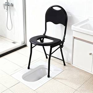 Chaise de toilette pliante moderne et portable en métal antidérapante pour personnes âgées, approvisionnement direct usine de meubles - Product Image 5