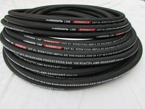 Rollo de manguera hidráulica de alta presión para trabajo pesado, para equipos de construcción, máquinas industriales y sistemas de transmisión de fluidos. - Product Image 3