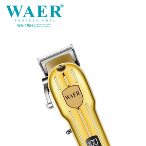 Tondeuse à cheveux électrique rechargeable WAER <span class=keywords><strong>en</strong></span> gros, tondeuse de coiffeur sécurisée <span class=keywords><strong>en</strong></span> acier inoxydable pour usage domestique - Product Image 4