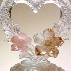Statuette di Cuori in Resina Dear Lovers all'Ingrosso, Decorazioni da Tavolo per Matrimoni, Regali e Souvenir Artigianali per Coppie - Product Image 2