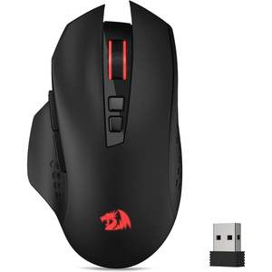 Ratón Inalámbrico para Juegos M656 Gainer, 4000 DPI, 2.4 GHz, 7 Botones Macro, Retroiluminación LED Roja, Diseño Ergonómico, Receptor USB Tipo-C - Product Image 1