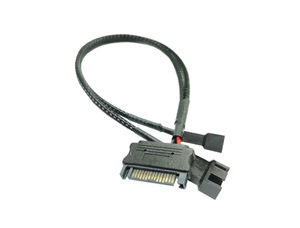SATA kipas pendingin CPU 15 Pin ke <span class=keywords><strong>2</strong></span> port, konektor adaptor kabel kipas PC 30cm kipas pendingin CPU <span class=keywords><strong>3</strong></span> Pin atau 4 Pin - Product Image 6