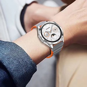 Correa de reloj magnética de silicona HUANLONG de 22mm para Huawei GT3 GT2 para Samsung Gear S3 Frontier, correa de reloj deportiva clásica ajustable - Product Image 3