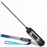 Termometer Digital Barbekyu Oven Bbq, Termometer Daging Tahan Air Baca Instan Digital Penjualan Pabrik