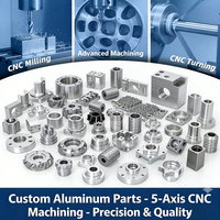 Fabrication de pièces métalliques usinées sur mesure OEM, usinage de haute précision, services d'usinage CNC en aluminium anodisé
