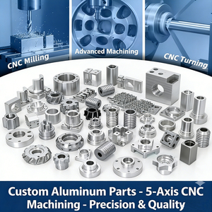 Servicios de Mecanizado <span class=keywords><strong>CNC</strong></span> de Aluminio Anodizado, Fabricación de Piezas Metálicas Fresadas y Torneadas Personalizadas OEM, Procesamiento de Alta Precisión - Product Image 1