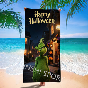 Toalla <span class=keywords><strong>de</strong></span> microfibra <span class=keywords><strong>de</strong></span> secado rápido con estampado <span class=keywords><strong>de</strong></span> monstruo verde <span class=keywords><strong>de</strong></span> dibujos animados bonitos personalizables al por mayor Toalla <span class=keywords><strong>de</strong></span> playa <span class=keywords><strong>de</strong></span> baño para niños sin arena - Product Image 6