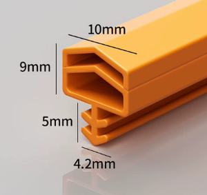 Bande d'étanchéité de porte en <span class=keywords><strong>bois</strong></span> EPDM, <span class=keywords><strong>joint</strong></span> de fond de porte en caoutchouc composite anti-collision pour fenêtres, fabricant d'usine - Product Image 4