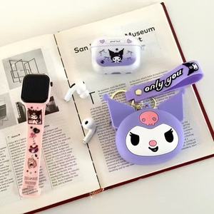 Écouteurs sans fil TWS-S19 intra-auriculaires avec porte-clés figurine d'action personnage anime mignon et montre LED, ensemble en PVC, porte-clés unisexe - Product Image 6