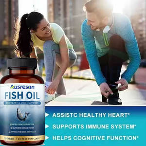 Ausreson Халяль омега-3 таблетки рыбьего жира оптом Сыпучие добавки 1000 мг Омега-3 таблетки рыбьего жира - Product Image 3