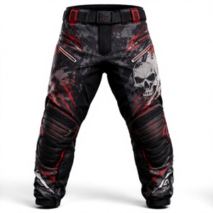 Customized <b>Paintball</b> Pants Skull Design Polyester Material Adjustable Waist Tear Resistant Compression Outdoor Games Protective - Product Image 2