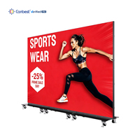 Écran LED Canbest 88 pouces P1.25 1200 nit 7680 Hz, affichage LED pliable à épissure sans soudure 4x2 pour salle d'exposition