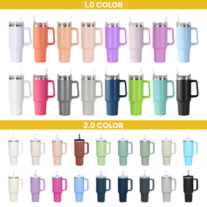 Ly giữ nhiệt 40 oz có ống hút, nắp đậy, làm bằng thép không gỉ, cách nhiệt chân không, sản xuất bởi nhà máy sản xuất ly giữ nhiệt 40oz có tay cầm - Product Image 6