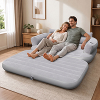 Canapé-lit gonflable Joyee, portable, durable, en PVC, canapé gonflable, matelas pliable pour une utilisation en intérieur et en extérieur