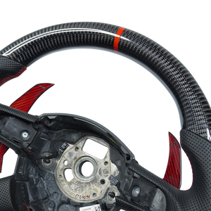 Volante de Coche Personalizado de Fibra de Carbono para <span class=keywords><strong>Audi</strong></span> Q3 Q5 <span class=keywords><strong>Q7</strong></span> C8 A1 A3 A4 A5 A6 A7 A8 B6 B7 B8 B9 C6 C7 TT R8 RS3 RS4 - Product Image 2