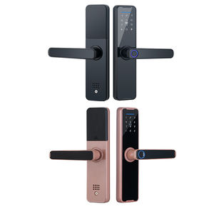 Tuya TTlock Cerraduras sécurité empreinte digitale intelligente électronique bois aluminium serrure de porte <span class=keywords><strong>clé</strong></span> numérique intelligente connectivité Wi-Fi - Product Image 6