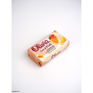 Mango Scented Moisturizing Bar <b>Soap</b> with Glycerin for Daily Hand and Body Care 140 g Olivia Love & Fruttis - Product Image 3