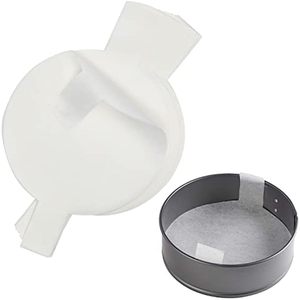 Round Cake Mold Liner Paper 4-10 Inch Disposable <b>Silicone</b> Oil Coated For <b>Baking</b> - Product Image 1