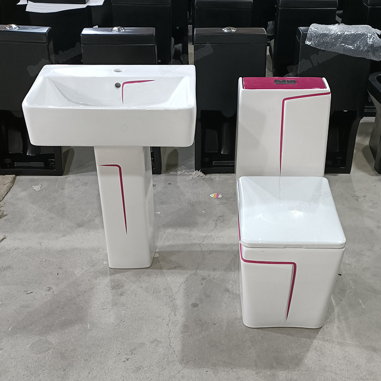 Bathroom Sanitary Ware Toilet Basin Suit