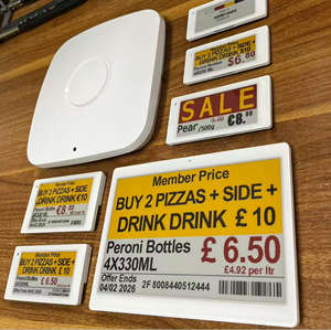 ป้ายราคาอิเล็กทรอนิกส์ ESP32 NFC ขนาด 7.5 นิ้ว แบบ E-Ink รองรับ WiFi/BLE กันน้ำระดับ IP67 อายุการใช้งานแบตเตอรี่ 5-7 ปี ประหยัดพลังงาน - Product Image 3