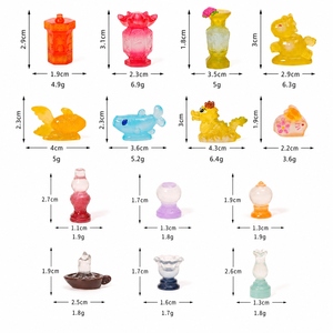 Figuras de Resina Miniatura que Brillan en la Oscuridad, Estilos de Animales y Flores <span class=keywords><strong>para</strong></span> Casa de Muñecas, Jardín de Hadas, Decoración de Micropaisajes, Venta al Por Mayor - Product Image 2