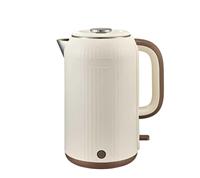 Bouilloire électrique en acier inoxydable sans fil avec base pivotante à 360° pour usage domestique et hôtelier, logo personnalisé, fonctionnement facile, 2,5 L