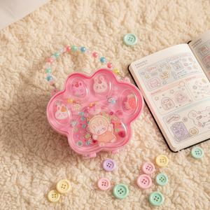Coffret Cadeau d'Accessoires pour Enfants : Kit DIY de Bracelets, Colliers et Bagues Perlés – Thèmes Cœur, Nœud et Lapin – Pour Filles de 3 à <span class=keywords><strong>10</strong></span> <span class=keywords><strong>ans</strong></span> et plus – <span class=keywords><strong>Bijoux</strong></span> pour Enfants - Product Image 1
