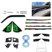 Kit d'éclairage d'ambiance pour voiture 64 couleurs pour Toyota Camry 8ème génération 2018-2023 LHD/RHD, LED intérieur, mise à niveau multi-styles, décoration d'ambiance