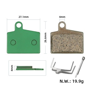 Green Ceramic Brake <b>Pads</b> Compatible with Hay Series Brakes High Strength Wear Resistant <b>Heat</b> Resistant Brake <b>Pad</b> Clutch Linings - Product Image 2