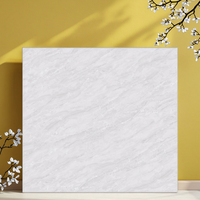 800x800 Blanc Marbre Porcelaine Carreaux Corps Complet Mat Anti-dérapant Sol Mur Carreaux Moderne pour Hôtels Centres Commerciaux Salles De Bains Halls