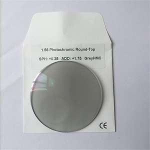 Proveedor HENGMAO 1,56 Lentes bifocales Lentes <span class=keywords><strong>fotocromáticas</strong></span> redondas superiores con revestimiento AR - Product Image 2