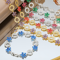 Gelang Zirkon Trendy dengan Nuansa Mewah dan Kelas Atas untuk Gaya Liburan Pantai
