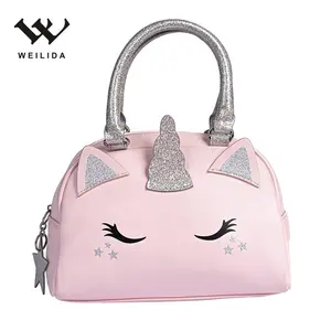 Fashionable Animal Prints Purses Little Bags PU Leather Mini Kids Handbags for Girls Fashion Handbags Optional Ladies W20-0026