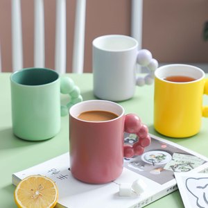 Tasses à café personnalisées de haute qualité en gros, sublimation vierge, glaçure colorée personnalisée, tasse à café, tasse à eau, tasse à lait, emballage en boîte - Product Image 3