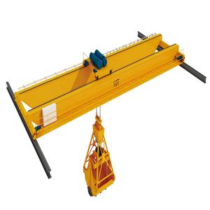 Pont roulant à double poutre QZ de 50 tonnes de qualité stable avec grappin - Product Image 1