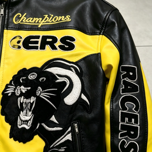 <span class=keywords><strong>Giacca</strong></span> da Moto <span class=keywords><strong>in</strong></span> <span class=keywords><strong>Pelle</strong></span> Retrò Personalizzata per <span class=keywords><strong>Donna</strong></span>, MOQ 10 Pezzi, OEM, <span class=keywords><strong>Giacca</strong></span> da Biker da Corsa con Toppe Ricamate, Abbigliamento Sportivo Vintage - Product Image 2