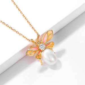 Breloques en émail en argent Sterling 925 pour femme, pendentif en forme de perle, cadeaux personnalisés, traitement d'accessoires haut de gamme, offre spéciale - Product Image 3