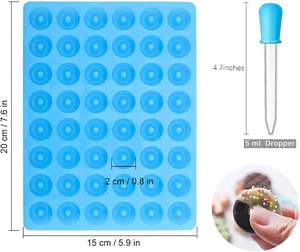 Moules en silicone pour bonbons, gâteaux, pâtisseries, décoration de fondant, chocolat, mini-beignets, céréales Fruit Loop - Product Image 2