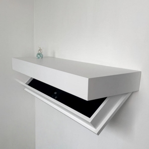 Estante Flotante con Caja Fuerte Oculta Personalizada, Estante de Pared con Almacenamiento Secreto, Cajón Oculto, Estante de Pared de Madera con Cerradura RFID NFC - Product Image 1